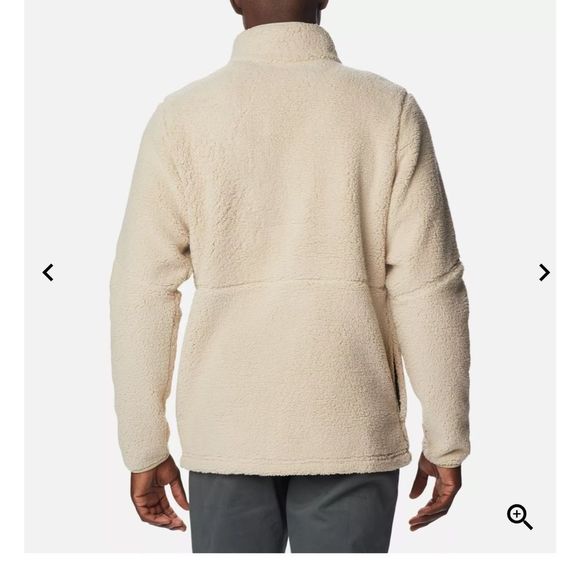 Men's Columbia Mountainside Heavyweight Fleece Zip-Front Jacket - Picture 3 of 7